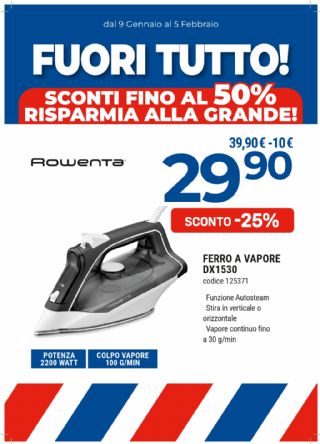 FERRO A VAPORE ROWENTA DX1530